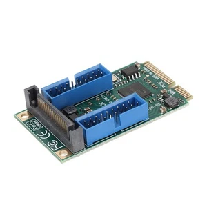 Mini Pci E To Usb3.0 Expansion Card 5Gbps Transmission 19 20Pin High Compa TDM - Picture 1 of 22