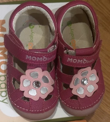 Momo Baby Blooming Flower Girls Sandals Toddler Size 6 - Image 1 of 4