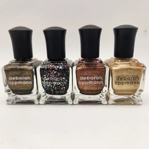 Sparkle Lot Of 4 Deborah Lippmann Nail Polish Lacquer Full Size - Picture 1 of 7