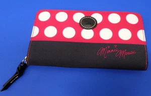 Dooney & Bourke Disney Minnie Mouse ROCK THE DOTS Zip Wallet Wristlet EUC! - Picture 1 of 9