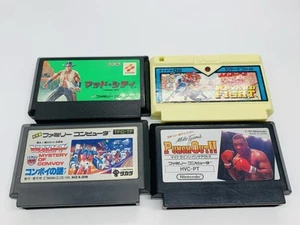 Famicom 4 Game Lot: Mad City, Punch-Out, 10-Yard Fight, Transformers Convoy - Picture 1 of 10