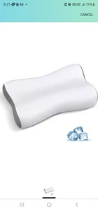 Almohada Cervical Cuello Almohadas de Espuma con Memoria para Aliviar el Dolor de Cuello, Almohada Ergonómica - Imagen 1 de 3