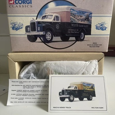 Corgi Classics Limited Edition ~ Mack B Series Van WILTON DAIRY ~ 1:50 BNIB - Image 1 of 4