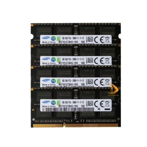 Samsung 4x 8GB 2RX8 DDR3 1600MHz PC3L-12800S 204PIN SODIMM Laptop RAM Memory - Picture 1 of 6