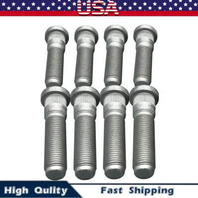 Juego de 8 pernos de buje de rueda delantera y trasera nuevos para Dodge Ram 2500 3500 6509866AA 2012-19 Foto 1 de 4