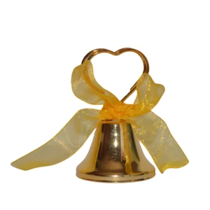 20x CAMPANELLE TIRABACI ORO ANNI SEGNAPOSTO SEGNATAVOLO BOMBONIERA - Foto 1 di 2