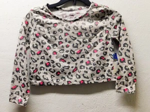 P.D. Camisa Aeropostale Girls 4 mangas largas PJ, estampado de gato - Imagen 1 de 1