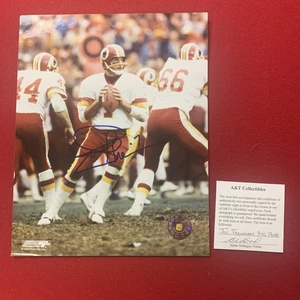 JOE THEISMANN NFL HALL OF FAME SUPER BOWL CHAMPION AUTO 8X10 PHOTO - Picture 1 of 8