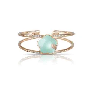 Bracciale Pasquale Bruni Ton Joli oro rosa, diamanti e turchese -30% su listino - Bild 1 von 2