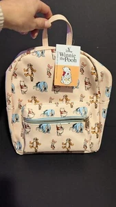 Disney Winnie the Pooh & Friends Faux Leather 10" Mini Backpack NWT - Picture 1 of 5