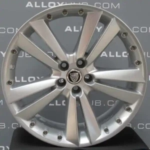 RUEDA DE ALEACIÓN ORIGINAL JAGUAR XF KALIMNOS PLATA 20" PULGADAS X1 8.5J ET49 - Imagen 1 de 3