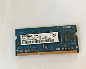 ELPIDA 4GB DDR3 1600MHz 1Rx8 PC3-12800S SODIMM 1.5V LAPTOP RAM - Picture 1 of 1