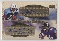 2007 UD Premier Pairings /25 Paul Williams Yamon Figurs #PPD-46 Rookie Auto RC
