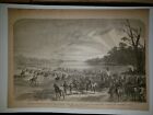 General Robert E. Lee Army Potomac River Confederate  1884 Civil War Sketch
