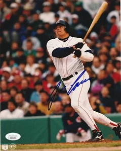 FOTO 8x10 firmada por José Canseco de los Medias Rojas de Boston con certificado de autenticidad JSA - Imagen 1 de 1