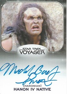 Star Trek Voyager Michael Bailey Smith (Hanonian) Autograph Trading Card
