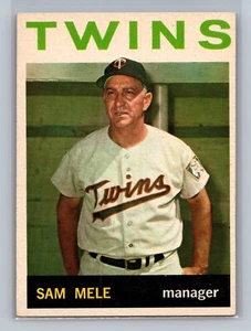 1964 Topps Sam Mele #54 - Minnesota Twins - NEAR MINT to MINT - Picture 1 of 2