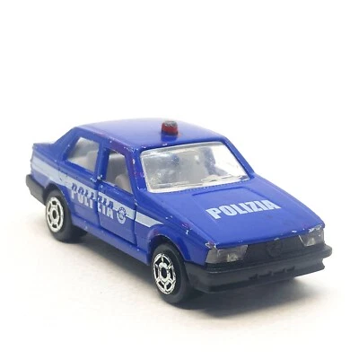 Majorette Alfa Romeo 75 Polizia Dark Blue 1:55 (3") 271 Pre-Owned 002 - Image 1 of 4