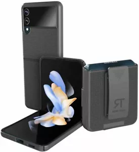 Custodia combinata fondina Rome Tech Shell, cover cavalletto per Samsung Galaxy Z Flip 4 - Foto 1 di 10