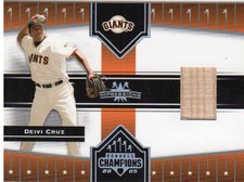 2005 (GIANTS) Donruss Champions Impressions Material #99 Deivi Cruz Giant