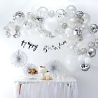 Ginger Ray Balloon Arch Kit Silver & White 71 Piece Special NEW