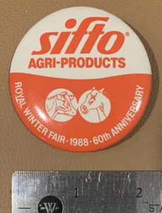 Sifto Agri-products 1988 - Retro Button - 2 Inch - Picture 1 of 2