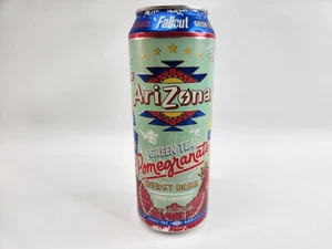Fallout Pomegranate Arizona Green Tea Energy Drink 22oz Can Vault-Tec New - Picture 1 of 11