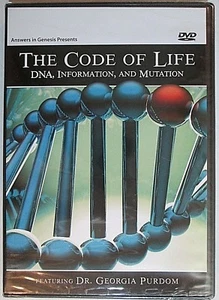 THE CODE OF LIFE DVD DNA Information and Mutation with Dr Georgia Purdom Sealed - Picture 1 of 2