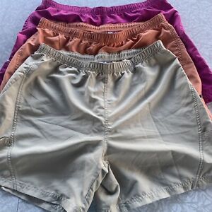 Columbia Elastic Pull-On Shorts Women’s Size XL Lot Of 3 Hiking Polyester Mint