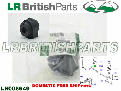 GENUINO LAND ROVER BARRA ESTABILIZADORA DELANTERA BUJE LR2 NUEVO LR005649 OEM Foto 1 de 4