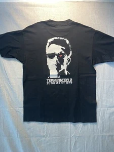 Vintage Showtime Terminator 2 Arnold Schwarzenegger Movie Tee Vtg Promo - Picture 1 of 6