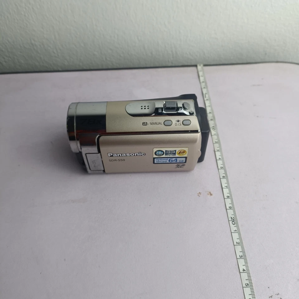 Panasonic SDR-S50 Handheld High Definition Camcorder Silver W/ Charger Tested - Image 1 of 4