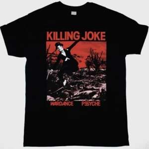 T-shirt KILLING JOKE WARDANCE retrò cotone pesante nera tutte le taglie TU428 - Foto 1 di 3