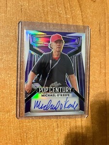 2023 Leaf Pop Century - Michael O'Keefe - Purple Prismatic Auto  8/20 CADDYSHACK