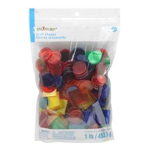 1lb. Acrylic Craft Shape Mix by Creatology™ - Picture 1 of 2