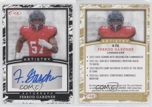 2022 SAGE Artistry Auto Ferrod Gardner #A-FG Auto