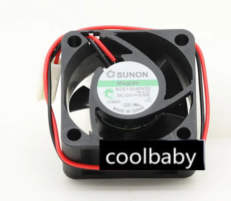 SUNON KDE1204PKV2 Fan 40*40*20mm 12V 0.6W 2pin - Image 1 of 1