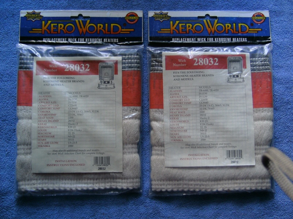 Kero World 28032 Kerosene Heater Replacement Wick Knitted Fiberglass