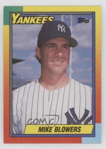 1990 Topps Traded Wax Pack Grey Back Mike Blowers #9T Rookie RC