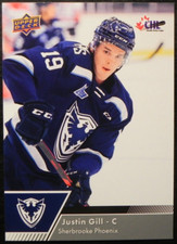 2022-23 22/23 Upper Deck CHL #99 Justin Gill Sherbrooke Phoenix