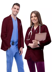 Adar Universal 31" Mens Comfort Classic Uniform Consultation Lab Coat - Picture 1 of 9
