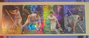 CAL RIPKEN JR 1998 Flair Showcase 4-Card Uncut PROMO Promotional Sample Sheet - Picture 1 of 6