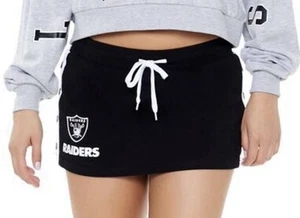 Las Vegas Raiders X Forever 21 Mini Skort, NFL Licensed, Women’s Medium NWT - Picture 1 of 6