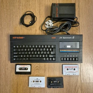 Sinclair ZX Spectrum 128k Plus +2A Refurbished Computer Vintage getestet & funktionsfähig - Bild 1 von 15