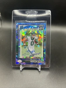 2024 Panini Donruss Optic - Braelon Allen #211 Ice Prizm Autographs /15 JETS - Bild 1 von 2
