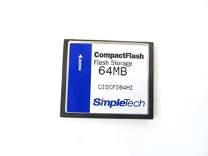 Cisco MEM3800-64CF 64MB Compact Flash, Cisco3825 zq - Picture 1 of 4
