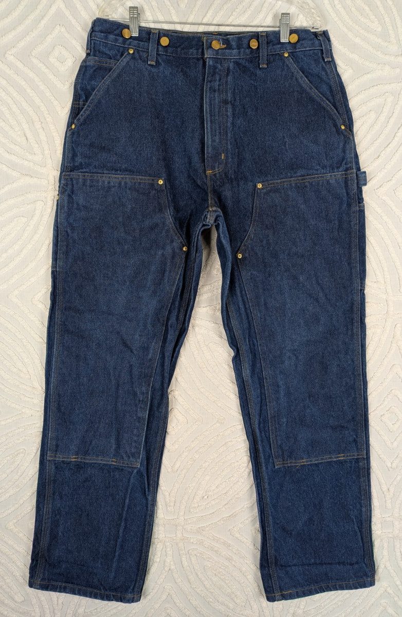 Carhartt Double Knee Jeans In Men's Jeans for sale | eBay