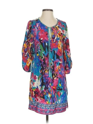 Feathers by Tolani Women Blue Casual Dress S - Image 1 of 4