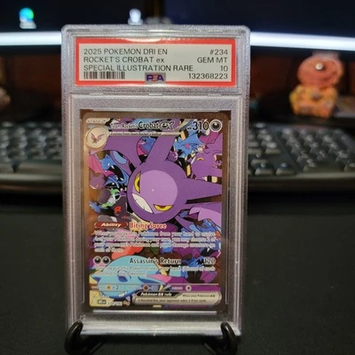 Pokemon Team Rocket's Crobat 234 PSA 10 - Image 1 of 2
