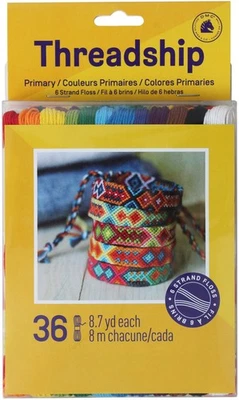 Prism 6-Strand Floss Pack 8.7yd 24/Pkg Surf's Up - Image 1 of 2